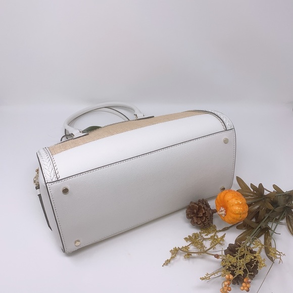 ❗️SALE❗️Kate Spade Reiley Straw Large Dome Satchel - Picture 5 of 7